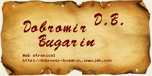Dobromir Bugarin vizit kartica